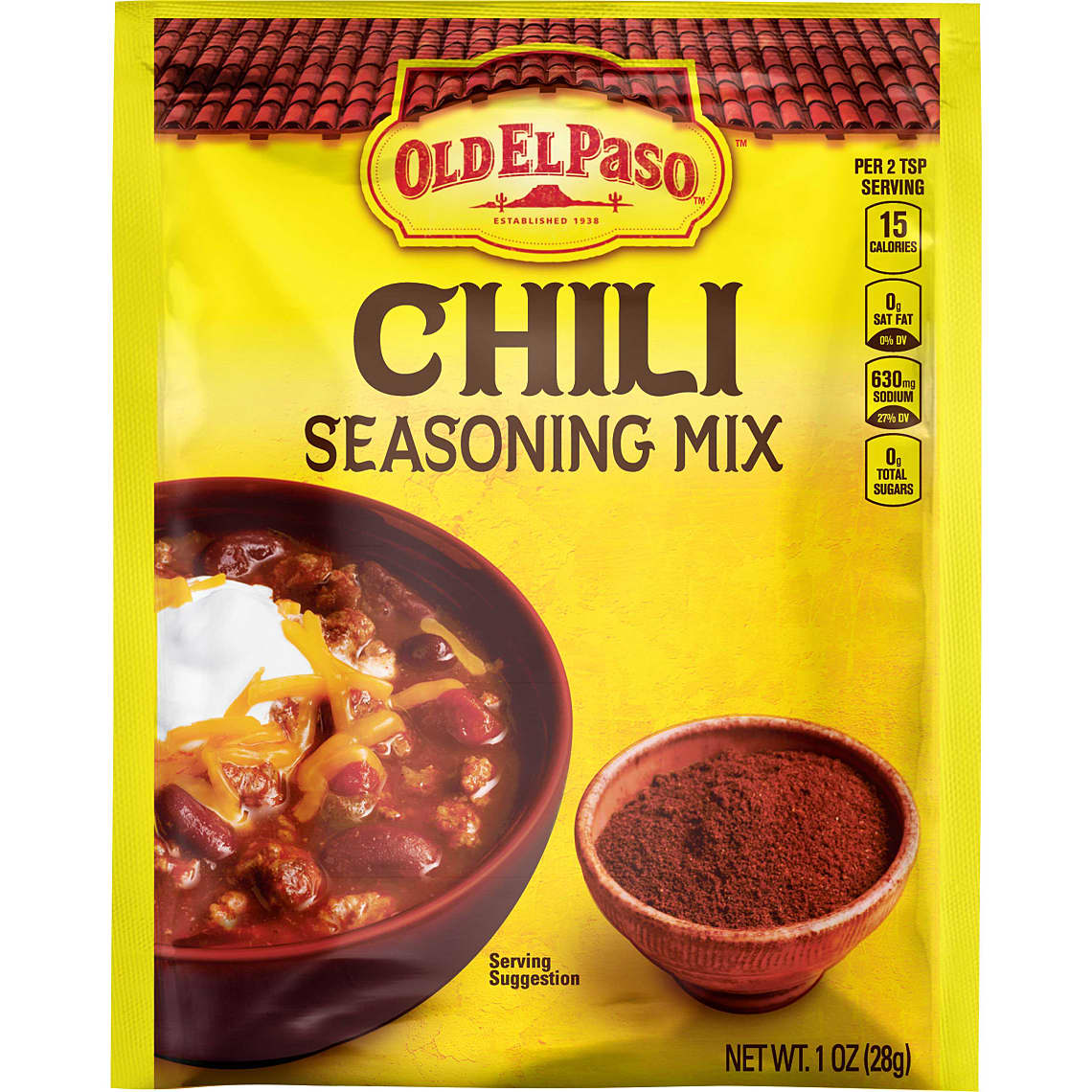Old El Paso Chili Seasoning Mix, 1 oz